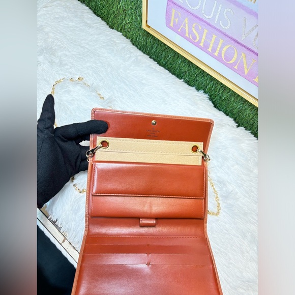 ❤️ Louis Vuitton Epi Wallet On Chain A507U0 - Picture 13 of 14